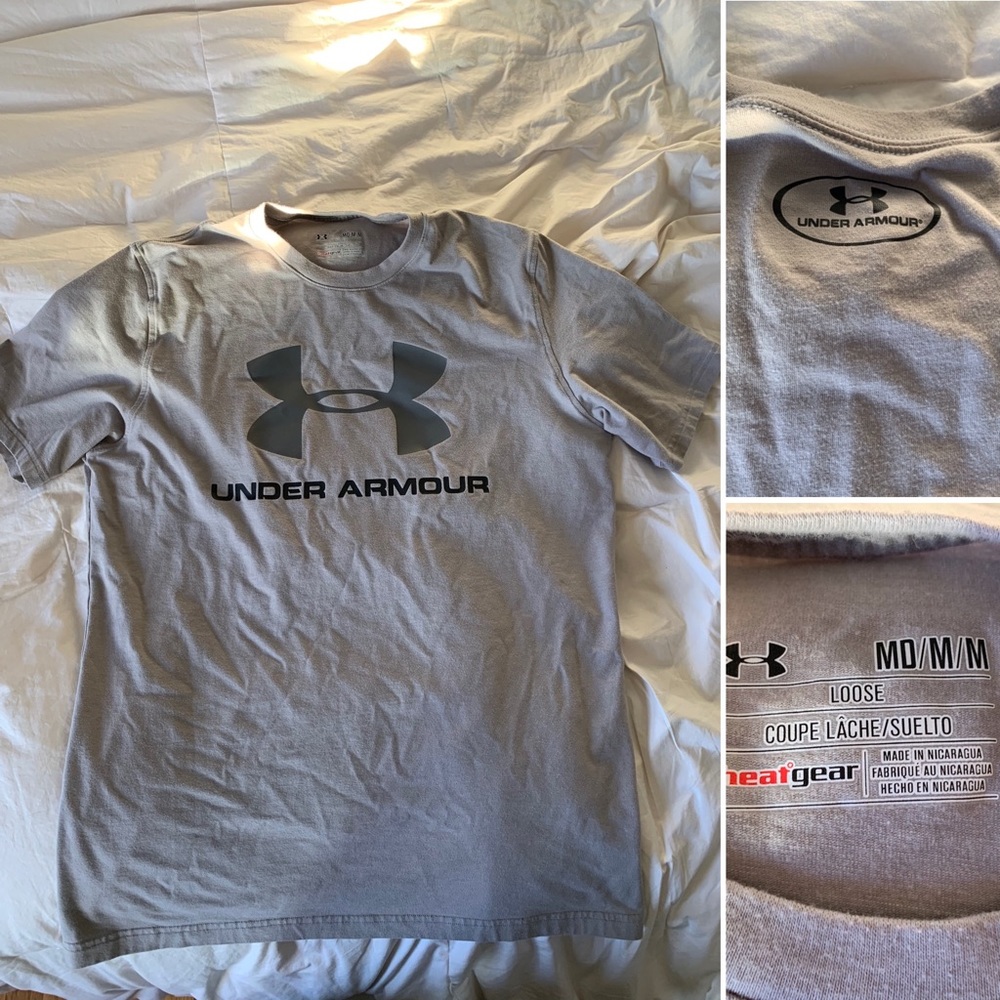Under armour tee shirt (grey)